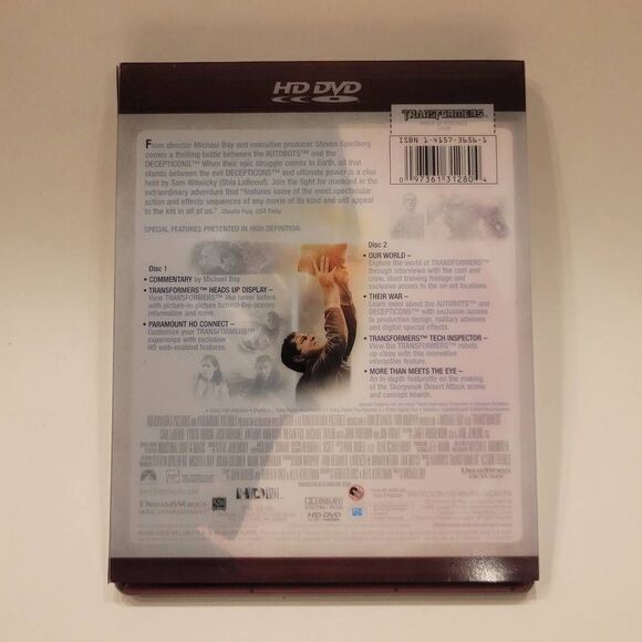 Transformers Two-Disc Special Edition HD DVD Pre-owned - Picture 2 of 6